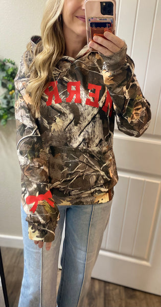 Oversized Merry Camo Ampersand Ave. Hoodie