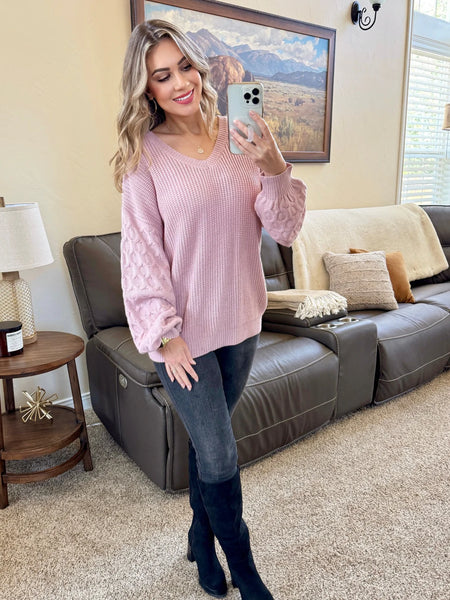 MM Textured Oversized Sweater