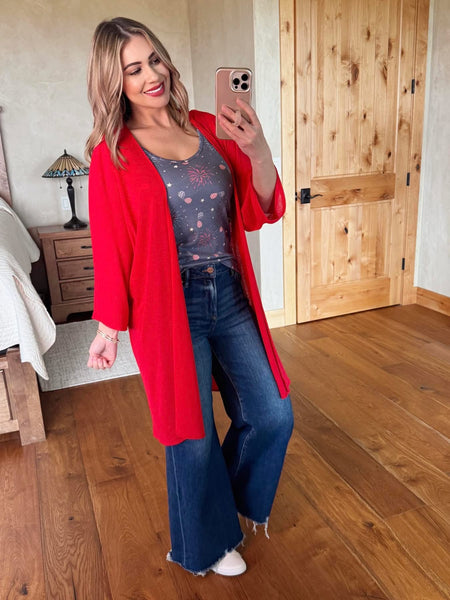 MM Americana Cover-up Kimonos (Red, Blue, or Cherries)