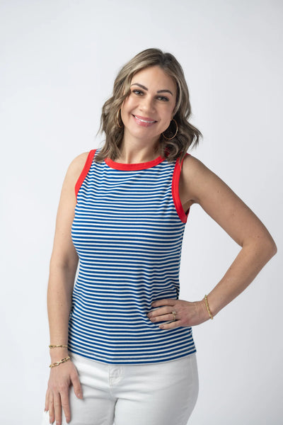 MM Classic Striped Sleeveless Tank