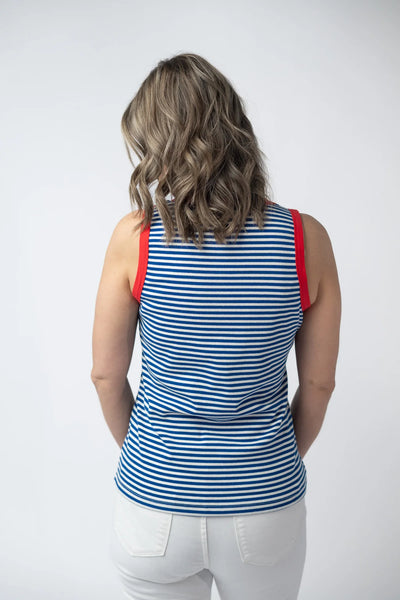 MM Classic Striped Sleeveless Tank