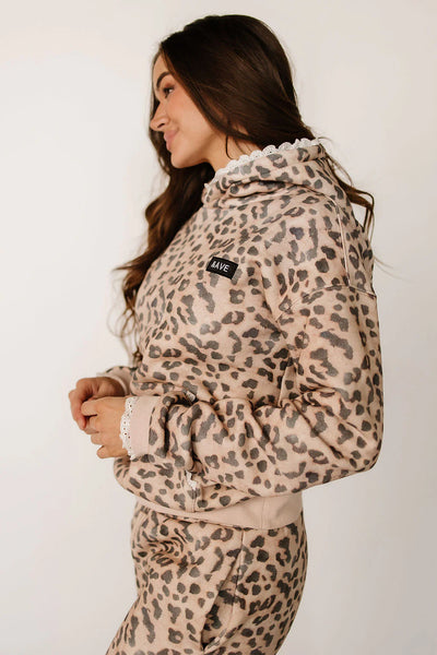 Camo/Animal Cozy Lace Sweatshirt or Joggers