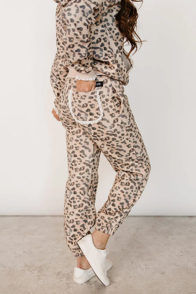 Camo/Animal Cozy Lace Sweatshirt or Joggers