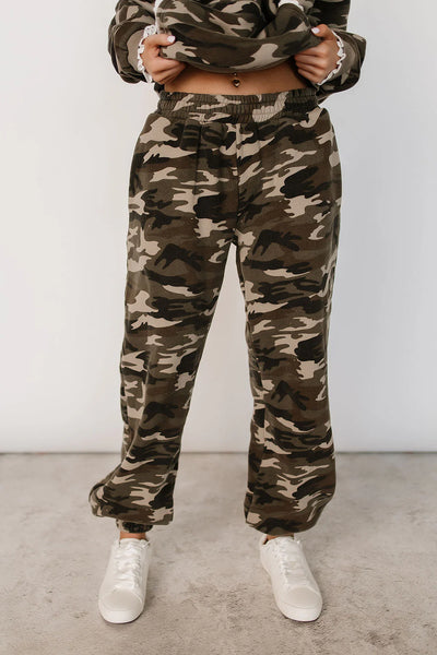 Camo/Animal Cozy Lace Sweatshirt or Joggers