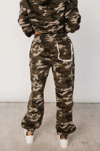 Camo/Animal Cozy Lace Sweatshirt or Joggers