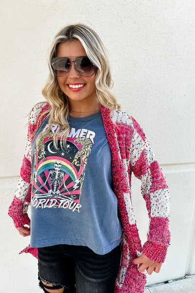 Checkered Confetti Cardigan