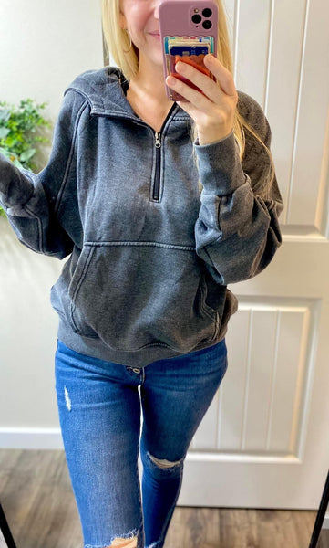 Preorder Fleece Pullover with Thumbholes
