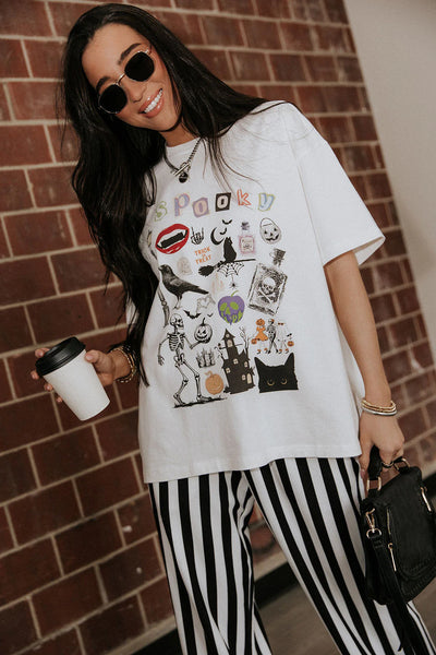 Preorder Halloween Ampersand Ave- Boyfriend Fit Witchy Tee
