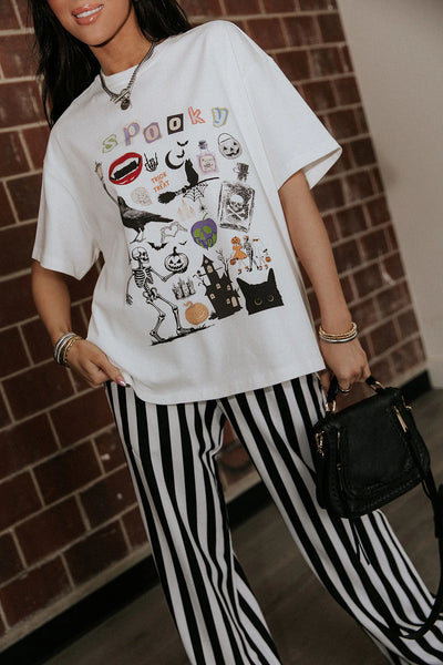 Preorder Halloween Ampersand Ave- Boyfriend Fit Witchy Tee