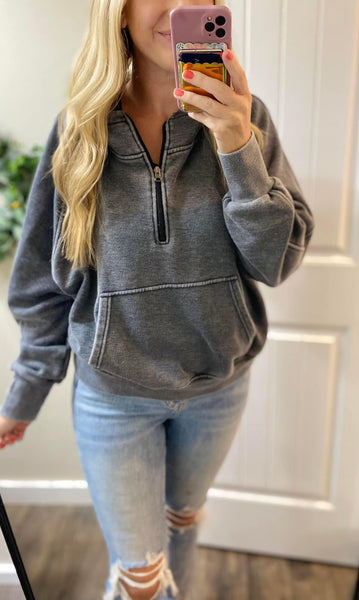 Preorder Fleece Pullover with Thumbholes