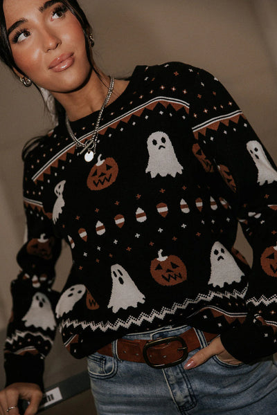 Preorder Halloween Ampersand Ave-Black Magic Sweater
