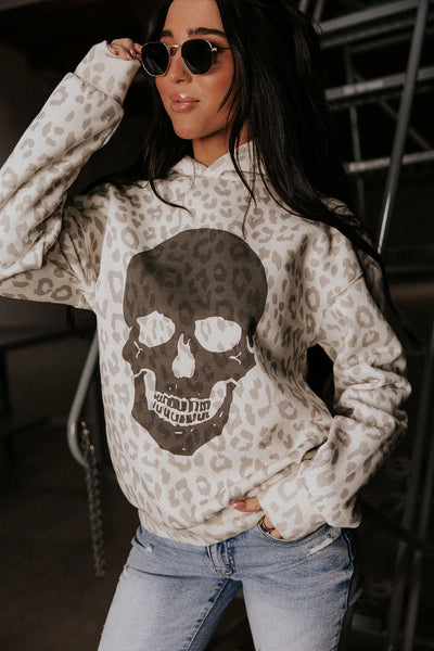 Preorder Halloween Ampersand Ave- Skull Comfort Fit Hoodie