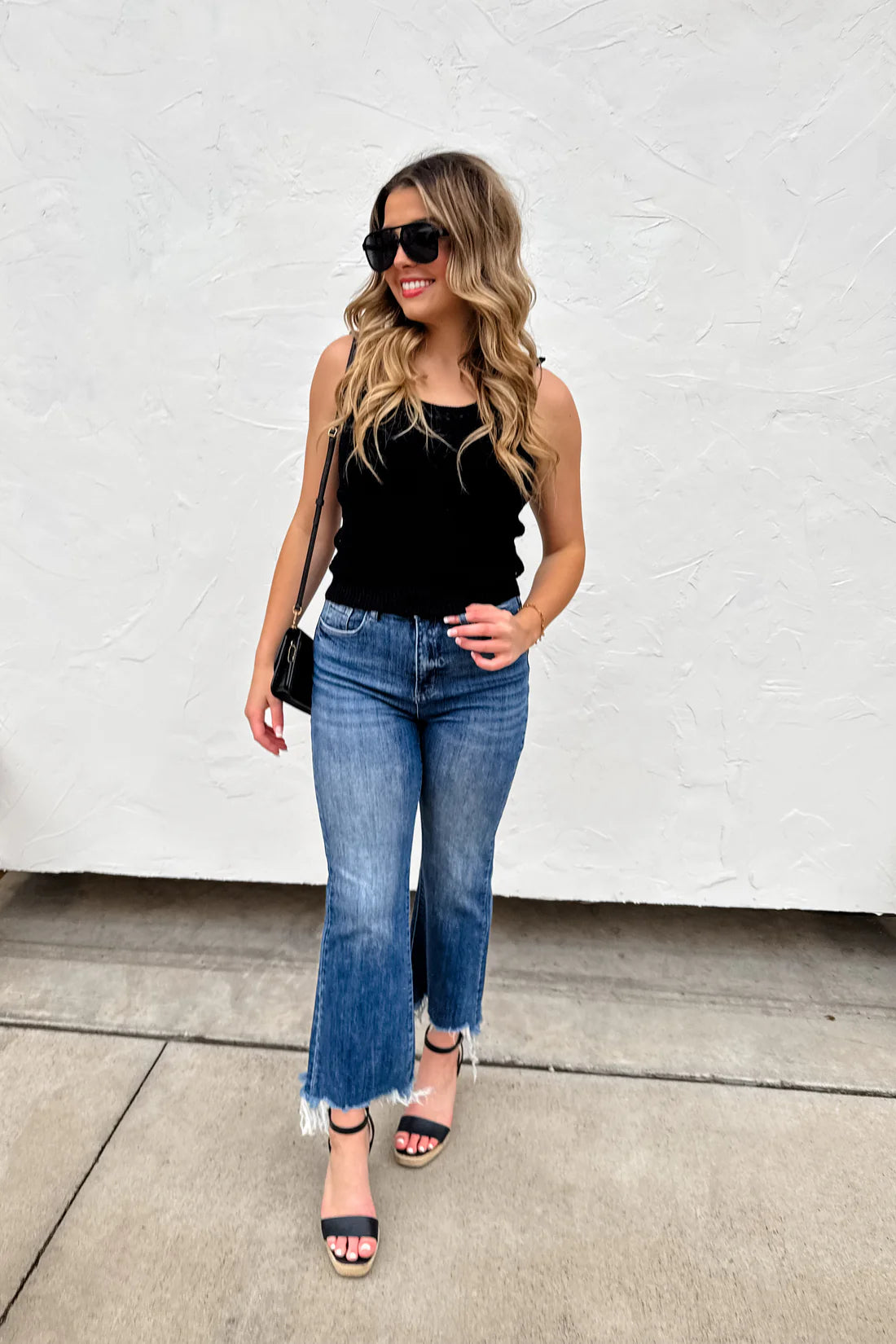 Blakeley Non-Distressed Crop Denim