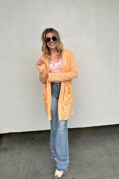 Waffle Thumbhole Cardigans