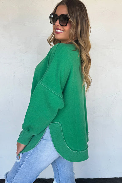 Preorder Washed High Low Sweatshirts