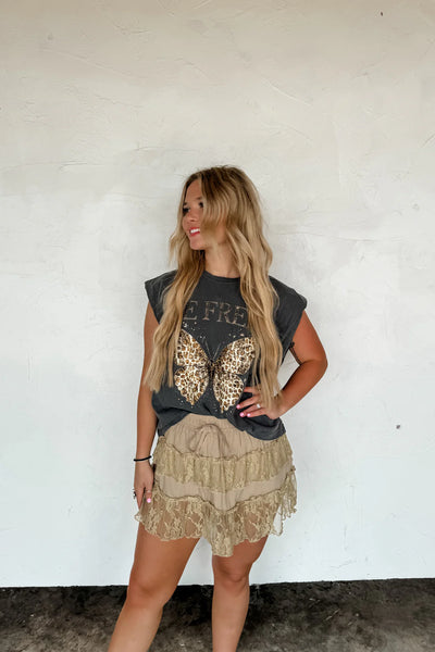 Preorder Blakeley Honey Lace Skort