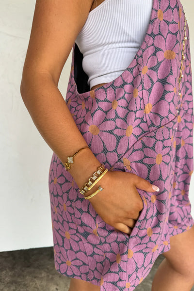 Preorder Blakeley Floral Denim Romper