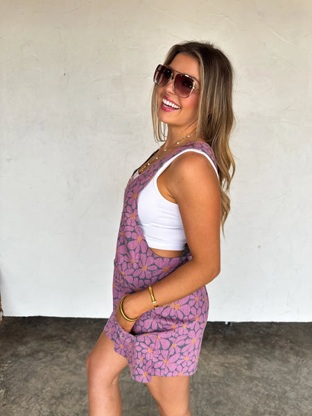 Preorder Blakeley Floral Denim Romper
