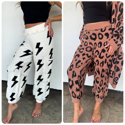 PREORDER: Lightning & Cheetah Cloud Lounge Pants