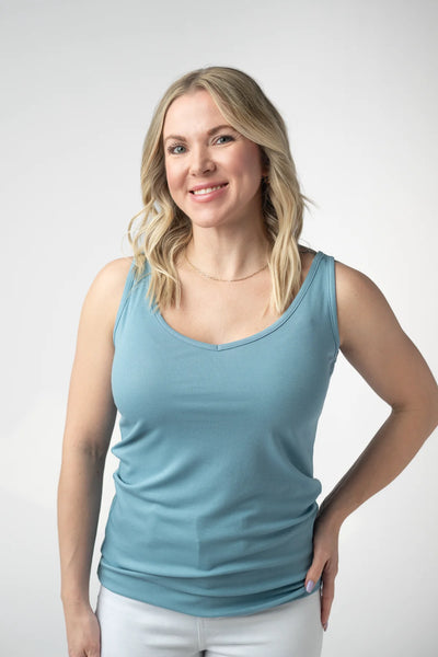 MM Vneck Elevated Basic Tanks (5 colors)