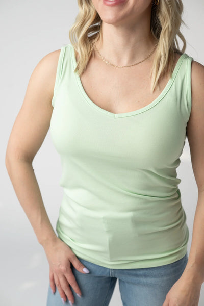 MM Vneck Elevated Basic Tanks (5 colors)