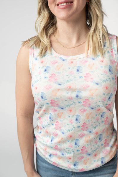 MM Summer Print Micro-Ribbed Tanks