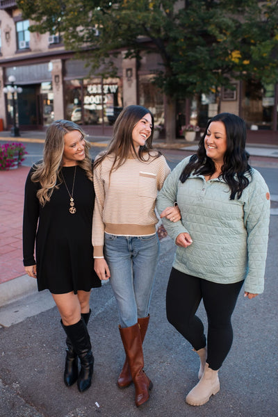 Michelle Mae Cloud Quilted Snap Pullovers