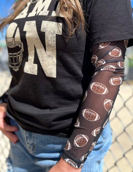 Mesh Football Long Sleeve Top
