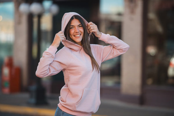 MM Ribbed Textured Hoodies