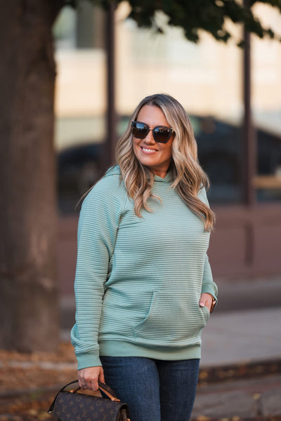MM Ribbed Textured Hoodies