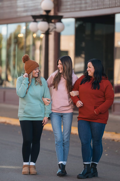 MM Ribbed Textured Hoodies