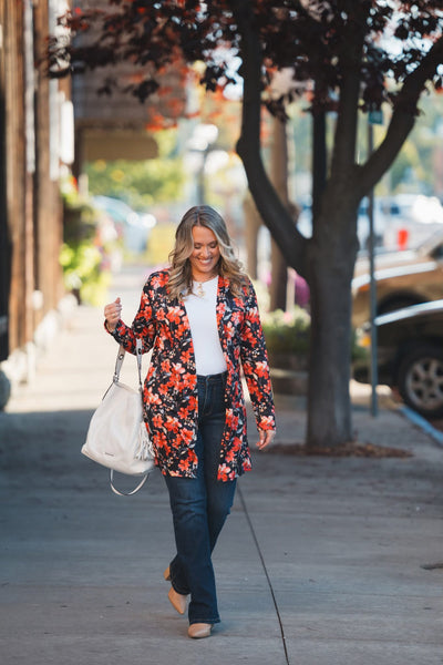 MM Classic Sunset Floral Cardigan