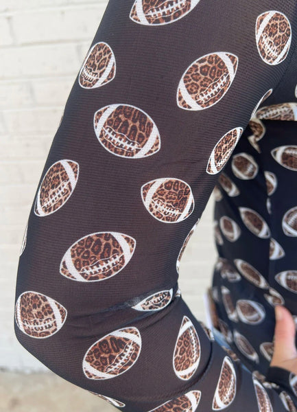 Mesh Football Long Sleeve Top