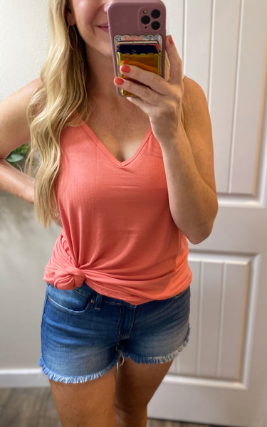 Oversized Reversible Spaghetti Strap Tank