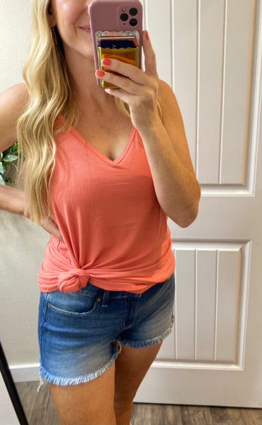 Oversized Reversible Spaghetti Strap Tank