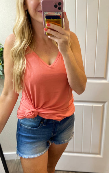 Oversized Reversible Spaghetti Strap Tank