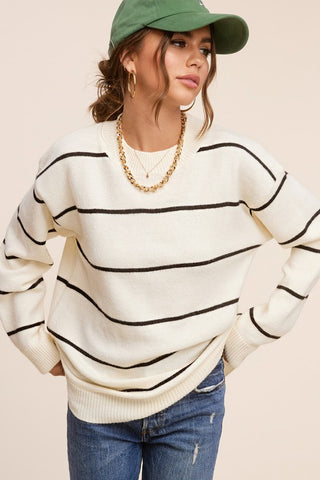 Powder Striped Sweater