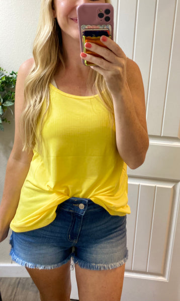Oversized Reversible Spaghetti Strap Tank