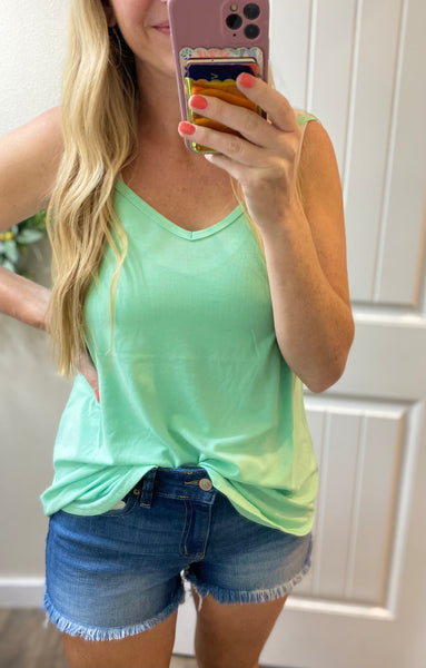 Oversized Reversible Spaghetti Strap Tank