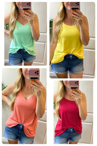 Oversized Reversible Spaghetti Strap Tank