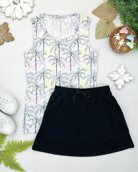 MM Summer Print Micro-Ribbed Tanks