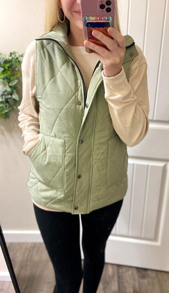 MM Quilted Short Vest