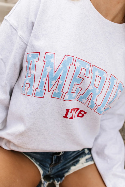 Preorder Ampersand Ave. Oversized Crew Pullovers (America or USA)