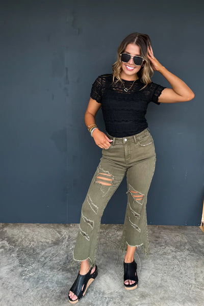 Preorder Blakely Lace Tops (Black or White)