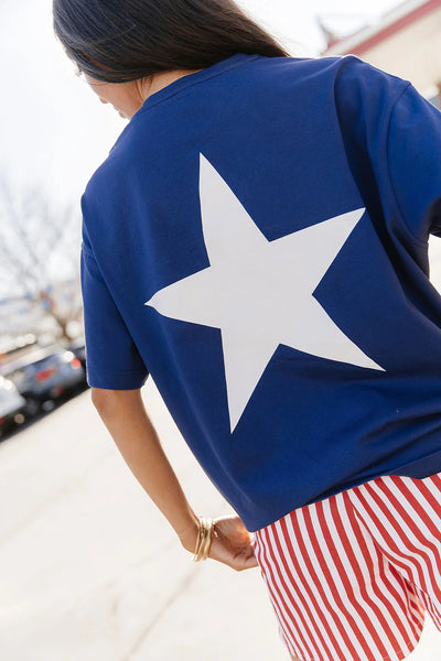 Preorder Ampersand Ave. Oversized Boyfriend Tees (Check Please, America, Free Refills)