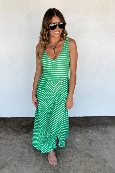 Blakeley Angled Striped Dresses