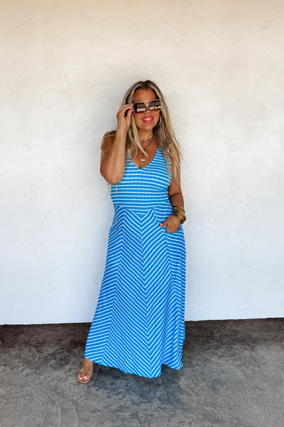 Blakeley Angled Striped Dresses