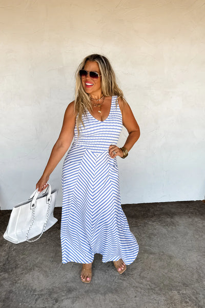 Blakeley Angled Striped Dresses