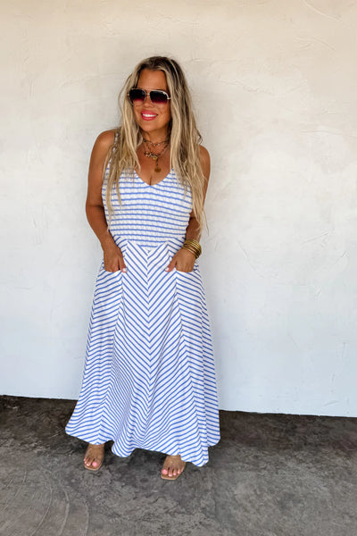 Blakeley Angled Striped Dresses