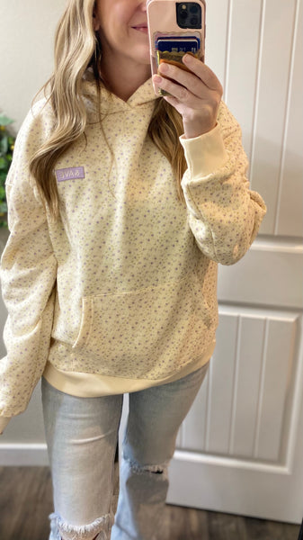Ampersand Ave. Dainty Floral Comfort Hoodie